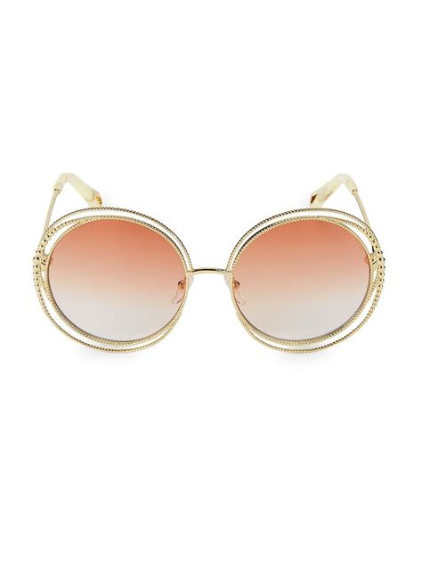 cheap chloe carlina sunglasses|Chloé Carlina Chain 58MM Round Sunglasses on SALE .